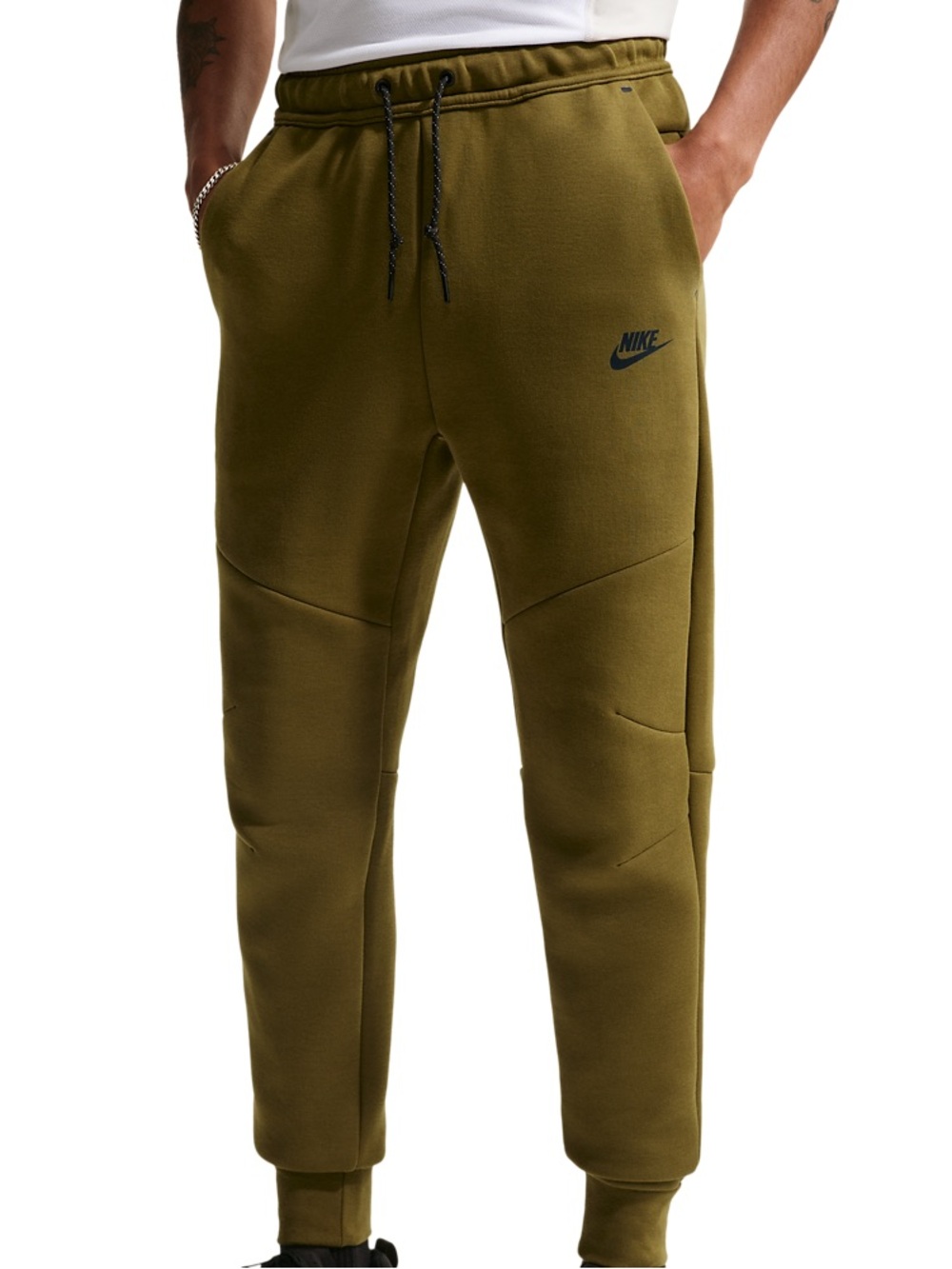 Nike Olive Green Tech Fleece Jogger Pants No Size Tag fits Men’s Medium